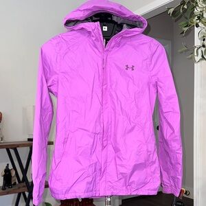 Under Armour Women's Bright Purple Rain Jacket